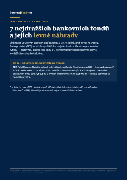 Náhled taháku: 7 nejdražších bankovních fondů a jejich levné náhrady